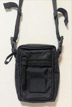 Acne Studios ブラックショルダートートバッグ
