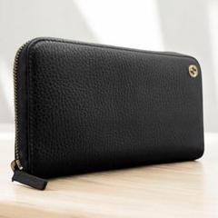 レア✨グッチ GUCCI 長財布 マイクロシマ GG柄 インターロッキング 美品 グッチ 長財布 マイクロシマ GG フラップ インター