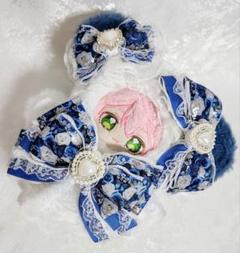 コンビニ払い不可⭐あんスタいつぬいサイズぬい服⭐白×ネイビーブルーくまさん⭐