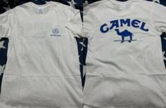 最終 お値下げ↓未使用○キャメル ロータスTシャツ(XLサイズ)のサムネイル