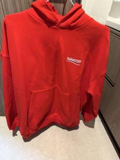 Balenciaga レッド フード付きパーカー BALENCIAGA - BALENCIAGA バレンシアガ パーカー 4(XXL位) 赤