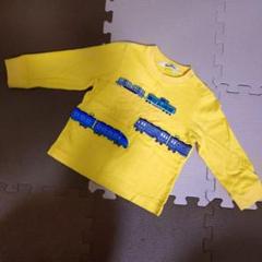 ファミリア　 電車プリント 長袖Tシャツ　90cm