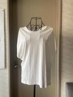 ZARA ホワイト ドロップショルダー Tシャツのサムネイル