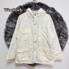 ●Woolrich マウンテンパーカーL裏起毛チェック柄　USA製アメカジ90s