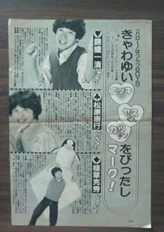 少年隊 雑誌 切抜きページ＋広告等 明星…およそ180枚 +(おまけ)ダブり分 少年隊 80年代 ポスター、切り抜き、ポストカード - メルカリ