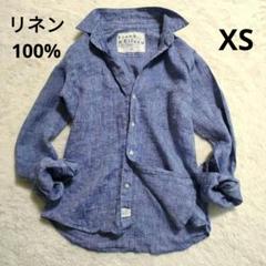 ♡美品♡フランクアンドアイリーン バリー リネンシャツ ブルー