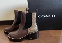 美品 COACH コーチ ショートブーツ サイドゴア ブラウン 5 楽天市場】コーチ ブーツ レディース ブーティー 本革 ショート
