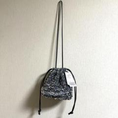 特価ブランド 巾着スパンコールバッグ スローブイエナ シルバー メルカリ - バッグ