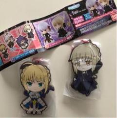 Fate stay night *ガシャ*ラバーマスコット*セイバー/オルタ