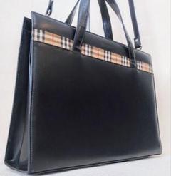 ✨バーバリー レザー 2wayショルダーバッグ✨ BURBERRY バーバリー バナー ハンドバッグ 2WAY ショルダー