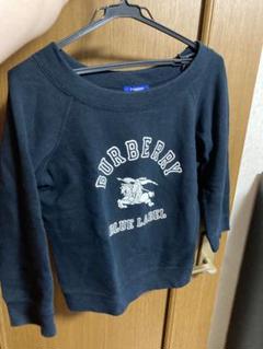BURBERRY BLUE LABELロングトレーナー BURBERRY BLUE LABEL 美品 バーバリーブルーレーベル ボーダー柄