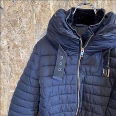 AE7333 ZARA BASIC 中綿アウター ブラック レディース 26