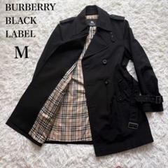 【美品】バーバリーブラックレーベル　トレンチコート　ライナー付き　ボルドー　M 美品】バーバリーブラックレーベル トレンチコート ライナー付き
