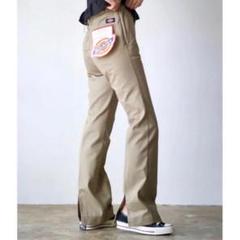 Dickies× Holiday レースアップ チノパンツ ブラック Dickies× Holiday レースアップ チノパンツ ブラック