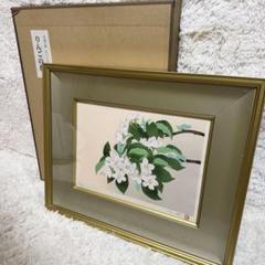 中島千波 「千歳櫻」 木版画 直筆サイン・落款・エディション