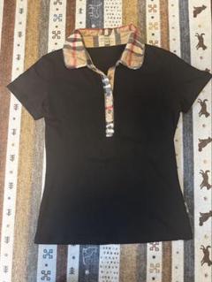 Burberry Brit 半袖ポロシャツ M ブラック　レディース