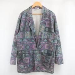 VINTAGE CHICO’S DESIGN ネイティブ テーラード ジャケット