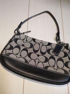 【✨美品✨】COACH ブラック ロゴハンドバッグ6094 美品】コーチ 6094 ソーホー ワンハンドバッグ アクセサリー