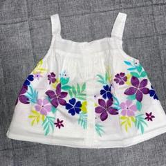 最安値❣️ジンボリー　ベビー　キッズ　子供　チュニック　ノースリーブ　花柄　90のサムネイル