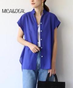 【新品】 MICA&DEAL フリルカラースキッパーブラウス
