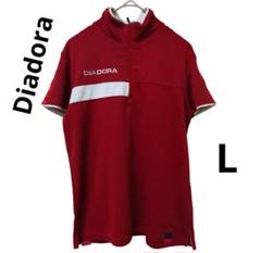 Diadora レディース　スポーツ　Tシャツ　レッド　L