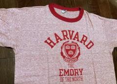 70s Champion リンガーTシャツ L HARVARD 大学 霜降り