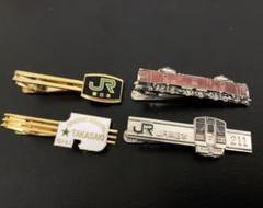日本国有鉄道民営化記念 岡本太郎　カフスボタン ネクタイピン セット 新品】岡本太郎 1987年製作 「さよなら国鉄・新生JR」記念『出発