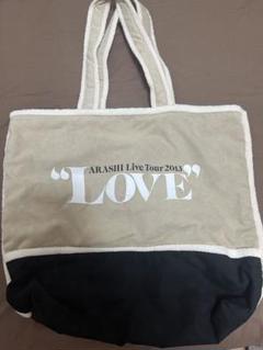 嵐 ライブ Tシャツ リメイク トートバッグ LOVE 嵐 ライブ T シャツ リメイク トートバッグ＆ポーチの通販 by