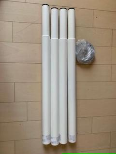 Ikea イケア テーブル脚 Olov 伸縮式 ホワイト 7 643 4 4本セットの中古 未使用品を探そう メルカリ