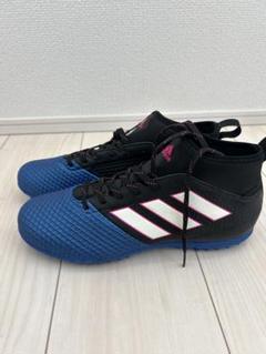 adidas フットサルシューズ 青/黒/白