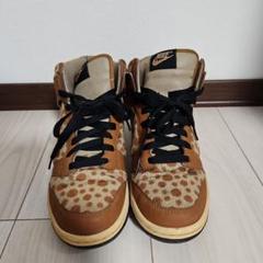 Nike ヒョウ柄 ハイカットスニーカー 23.5cm