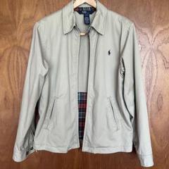Ralph Lauren ベージュジャケット Mサイズ ポロ ラルフローレン 3つボタン リネン テーラードジャケット