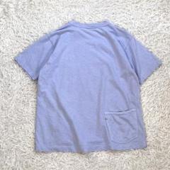美品】45R 度詰天竺の908オーシャン Tシャツ 草木染め ロゴ