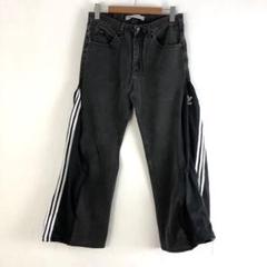 LEVIS adidas 再構築 リメイク 定価2万3千円 デニム ジャージ 3562 アディダス リメイク 再構築 ブラックデニム パンツ