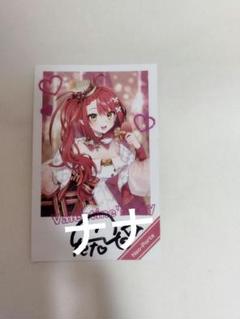 【オープニング大セール】 心白てと直筆サイン入りバレンタインチェキ風カード クリアファイル