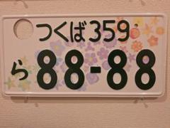 観賞用　普通車　字光式ナンバープレート　つくばナンバー　1枚 観賞用 字光式ナンバープレート つくばナンバー 1枚 - メルカリ