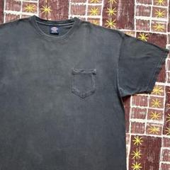 90s Dickies MADE IN USA ブラック ポケT Tシャツ