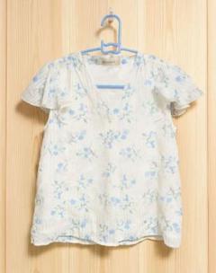 ミッシュマッシュ シフォンフラワーブラウス M