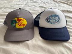 USA製 bud light ネイビー　トラッカーキャップ　帽子　ハット　バド USA製 bud light ネイビー トラッカーキャップ 月桂樹 帽子