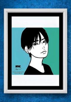 kyne キネ / アート【A4サイズ写真ポスターフレーム付き２点セット】
