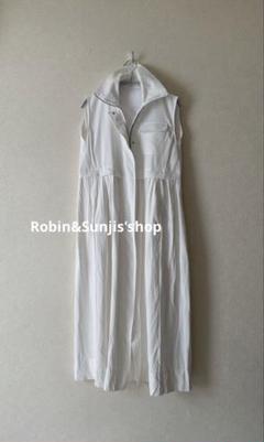 GOLDENGOOSE White ロングワンピース ノースリーブのサムネイル
