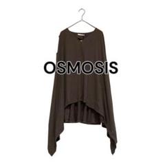 【新品】OSMOSIS/オズモーシス 変形ノースリーブチュニック フリーサイズのサムネイル