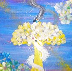 開運絵画　❀融合❀唯一無二の存在❀ 開運絵画 ❀希望の繋 ☯融合 本日最強開運日 - メルカリ