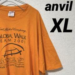 anvil アンビル　Tシャツ　古着　企業ロゴ　ビックサイズ　派手　XL