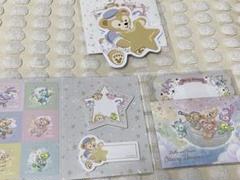 ダッフィーフレンズ　付箋　ミニレターセット
