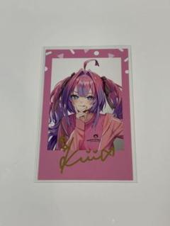 綺々羅々 ヴィヴィ ホロライブ 梅田限定 チェキ風カード 箔押しサイン入り 綺々羅々 ヴィヴィ ホロライブ 梅田限定 チェキ風カード 箔押し