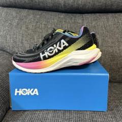 HOKA Mach X ホカ　マッハX ブラック/マルチカラー 26センチ