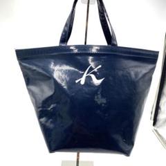 キタムラ　エナメル素材　ハンドバッグ　A4収納