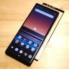 傷少XPERIA 1 SO-03L(K)液晶保護ガラス付き SIMロック解除済
