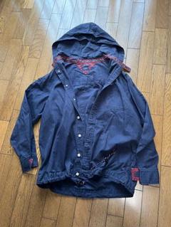 TOMMY JEANSフード付きネイビーパーカー